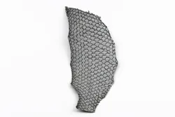 Tilapia Fish Skin Leather with silver side finish for shoes