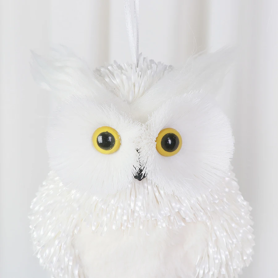 2024 New White Owl Hanger Christmas Decorative Wall Hanger