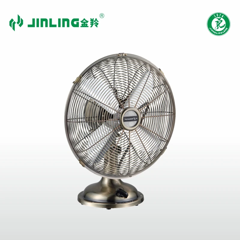 Retro Desk Fan  Elegant Small Metal Air Cooling desk fan