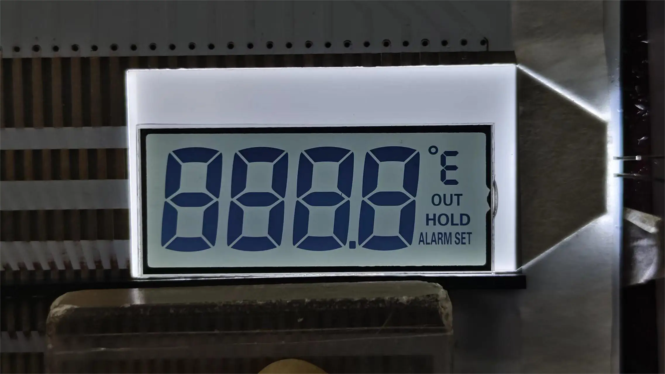 Monochrome LCD Manufacturer High Quality Low Price Customized 7 Segment LCD Display Module For Thermostat