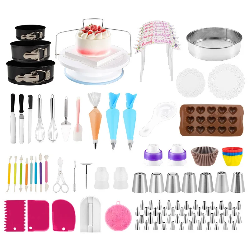 367 pcs cake set Cake Decorating Supplies Kit Baking Pastry nozzle cake decorating tools baking tools sets