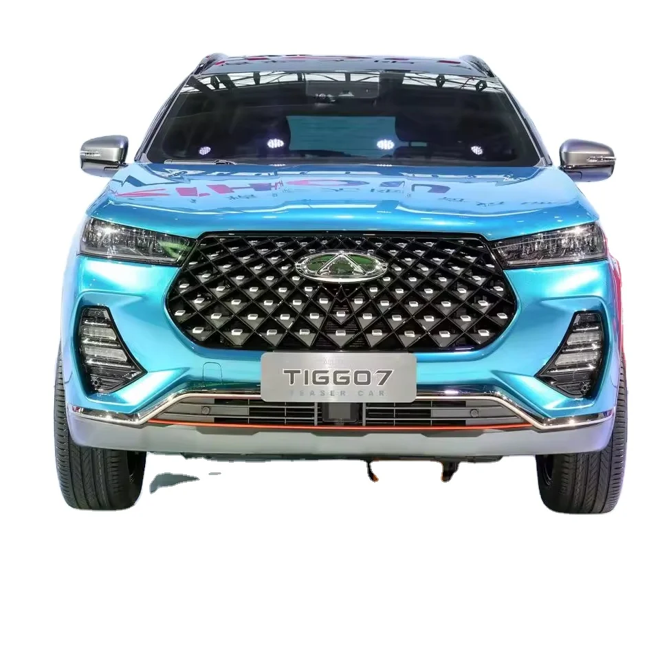 Автомобильные автомобили с левым рулем Chery Tiggo 7 Plus бензиновая машина для взрослых cherry tiggo pro 2023 Подержанный автомобиль