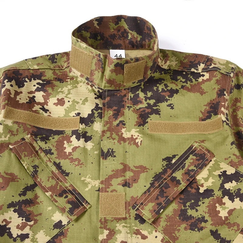 Wholesale Price Italian tactical Uniform Vegetated Pattern Training Camouflage  Uniform
