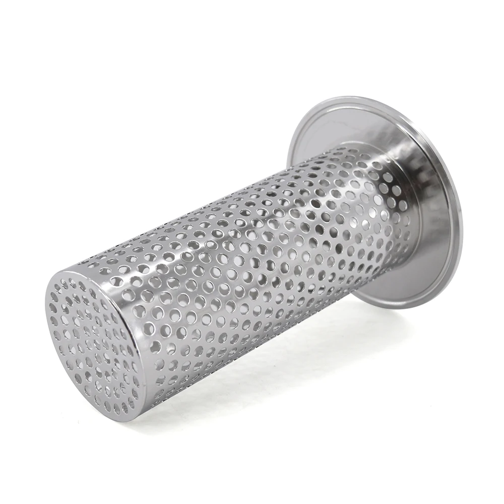 304 316 Stainless Steel Mesh Screen Filter strong Perforated Pipe/Tube For Automotive Exhaust System