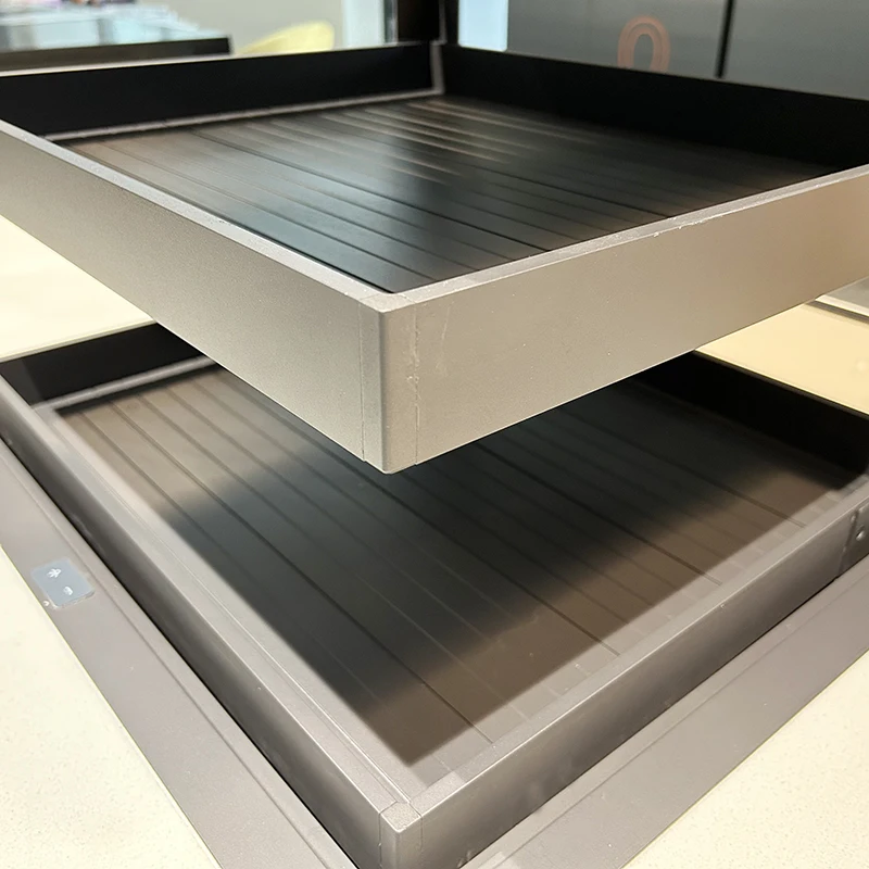 New kitchen Automatic cabinet voice control lifting wall cabinet electric lift pull basket