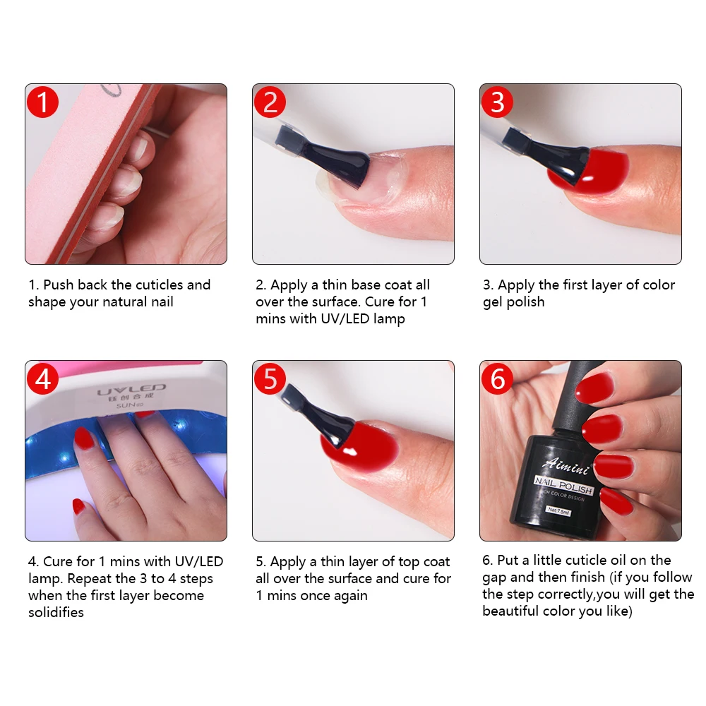 High Quality Factory Wholesale Nail Polish Gel 7.5 ml OEM Bottles ,Private Label 148 Colors Soak Off Led Nails Polish