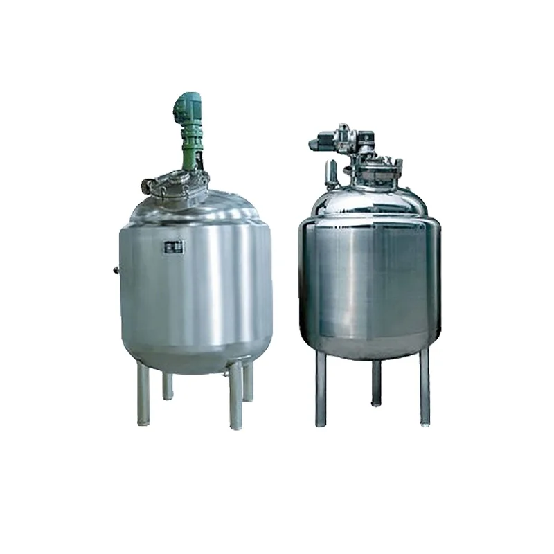 stainless steel chemical mixing tank with agitator