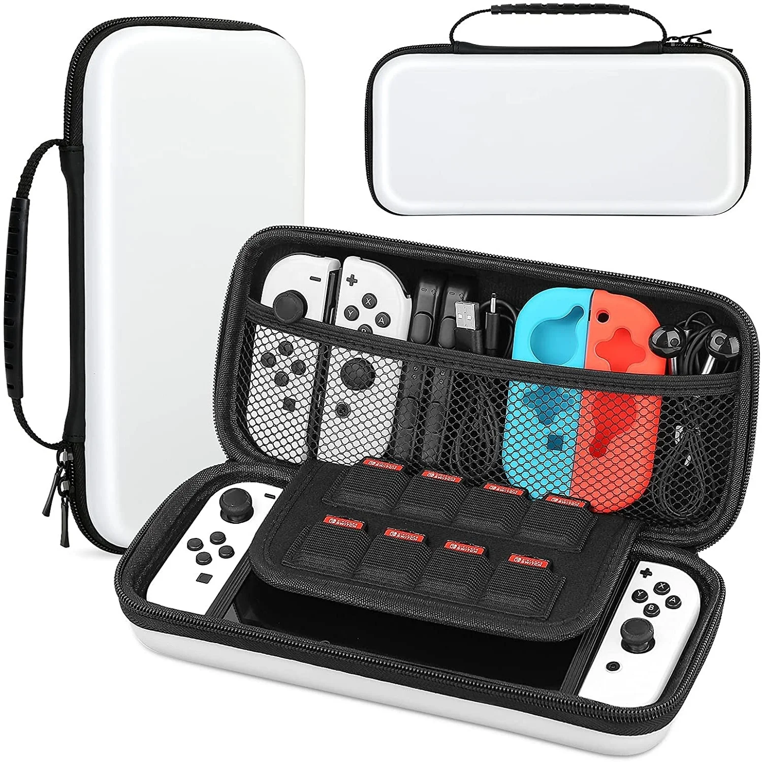 Переносной чехол для Nintendo Switch сумка хранения переключателя защитный Дорожный Чехол из ЭВА портативный набор