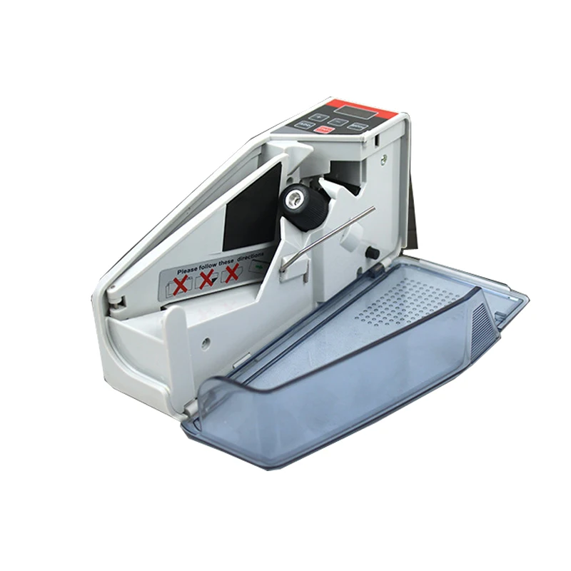 V40 Portable Mini Handy Money Counter Worldwide Bill Cash Banknote Note Currency Counting Machine with LED Display Financial