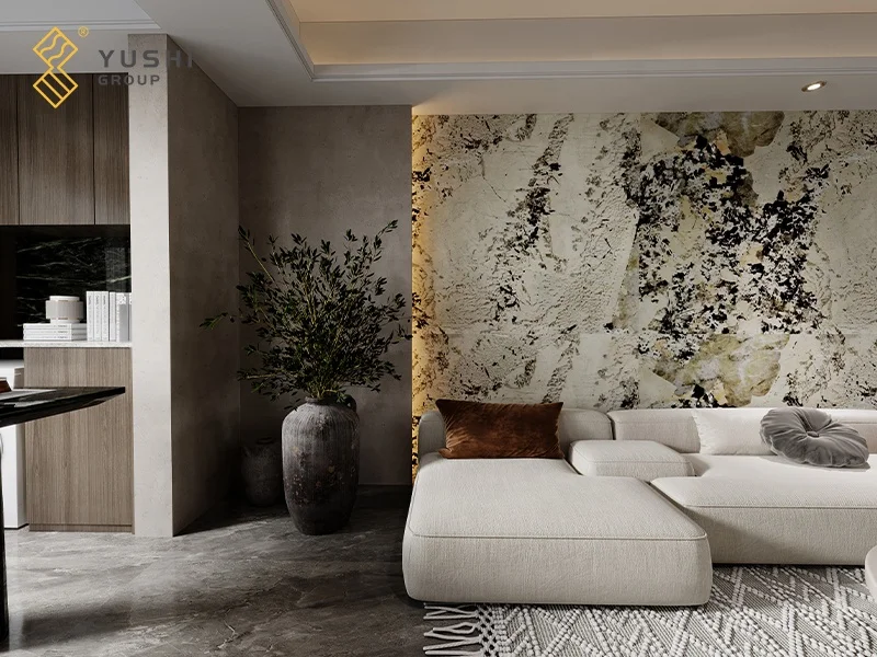 Yushi Group Wholesale Price Pandora Marble Slab for wall and flooring Patagonia Marble Slab Tile Luxury Stone Pandora Marble