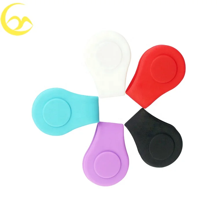 Magnetic Silicone Golf Hat Clip Rubber Hat Clips