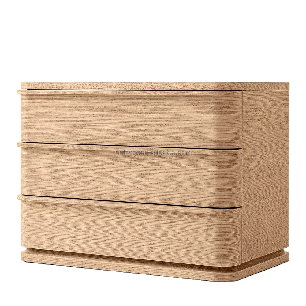 FERLY Customized High Quality Drawer Bedside Table Bedroom Furniture Nightstand Set 2 For Bedroom