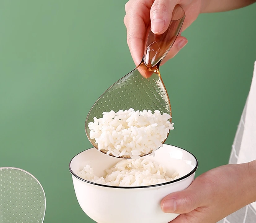 Non stick rice spoon, extra thick , new love , standing , food grade Kitchen Accessories Tools  Heatproof Plastic