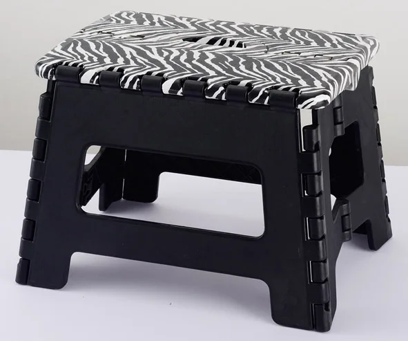 Most Popular lightweight home furniture hot sale plastic stackable step folding stool chair for kids