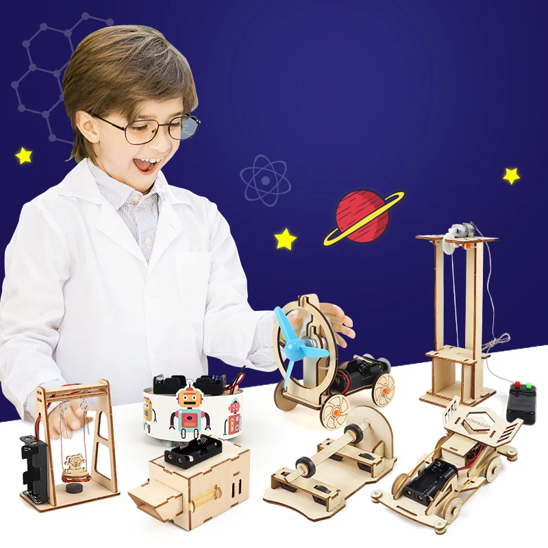 Other educational toys pretend play aesthetic science toys for children games wooden 3d puzzle STEM games