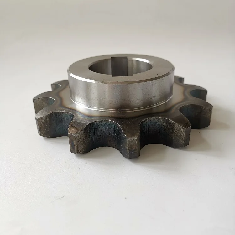 
1045 double keys hub steel sprocket for agricultural machinery wheel 