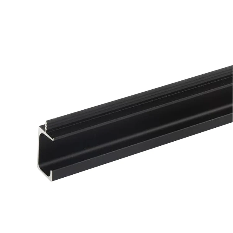 Aluminum Alloy Kitchen Door Drawer Cabinet Handle Finger Edge Pull Concealed Handle Aluminium Cabinet Profile Without Handles