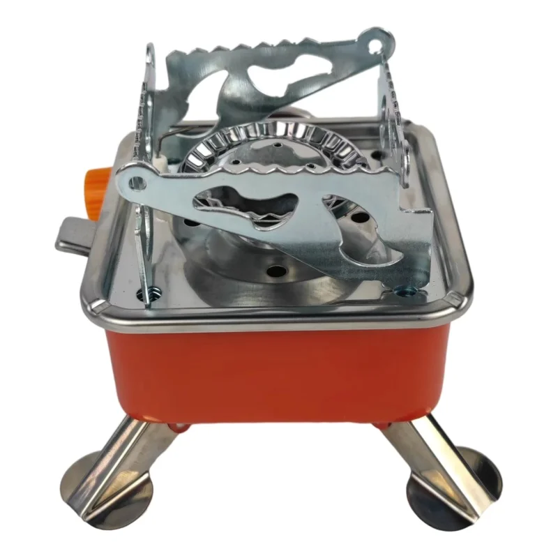 Manufacturer Foldable Outdoor Mini Portable Square Stove Windproof Furnace Burner