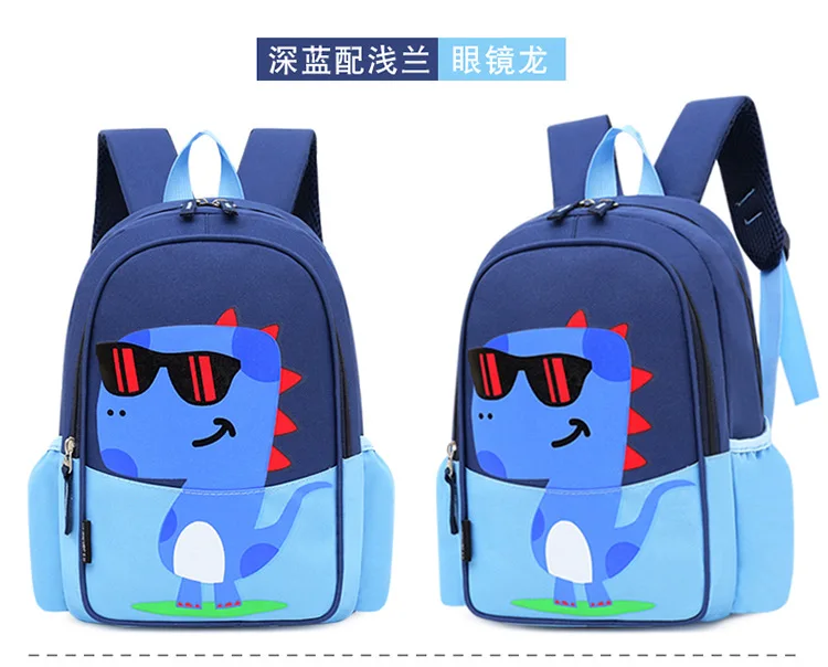 Wholesale Beautiful Printed Kids School Bags Back Pack Pencil Case Backpack Children Dinosaur Backpack