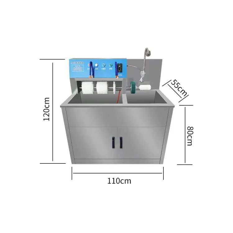 Electric 30kg Capacity Automatic Shoe Cleaning and Drying Machine Stainless Steel Housing 220V ---- for Laundries