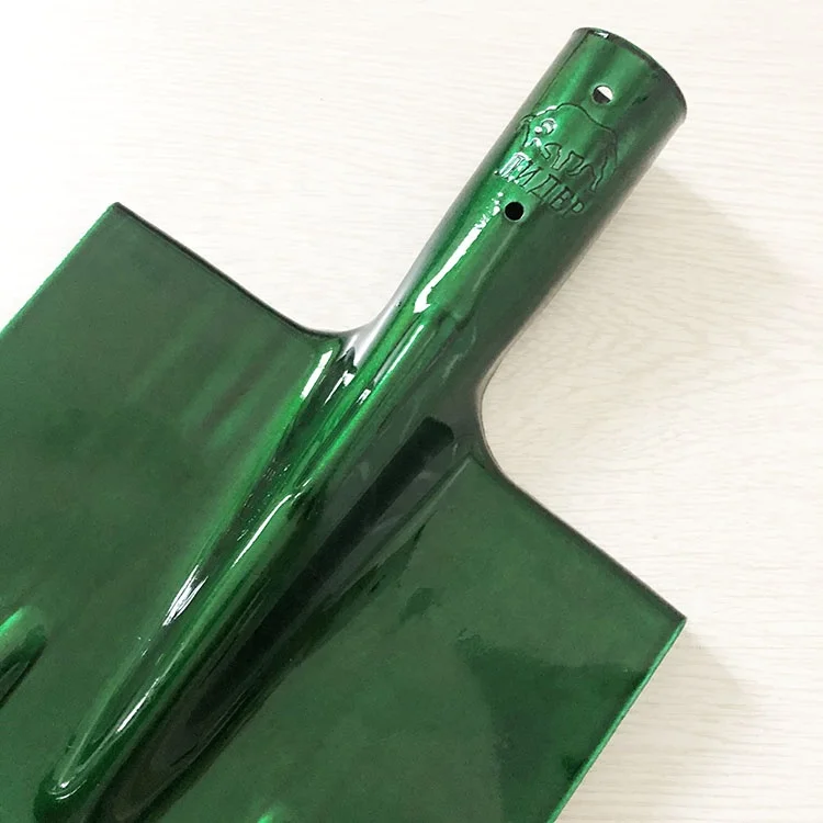 Russian high grade green shovel made in China high quality shovel