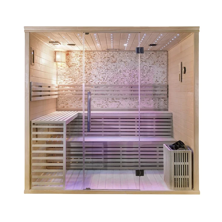 luxury 4-5 persons indoor steam sauna room for sale