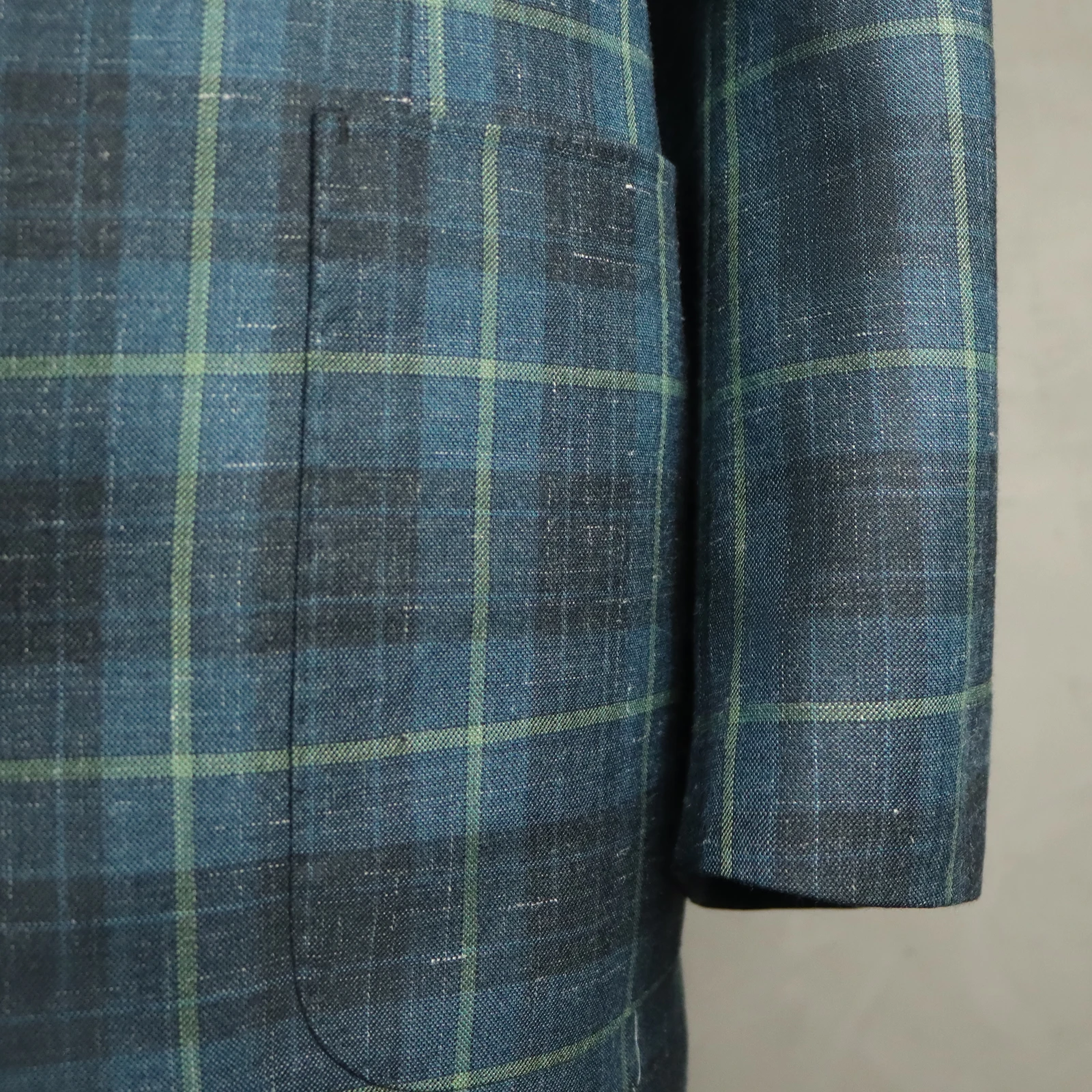 MTM Custom Suit For Men 100% Wool Plaid Casual Blazer Bespoke Mens Suite Tailor Made  Wedding Check Suit