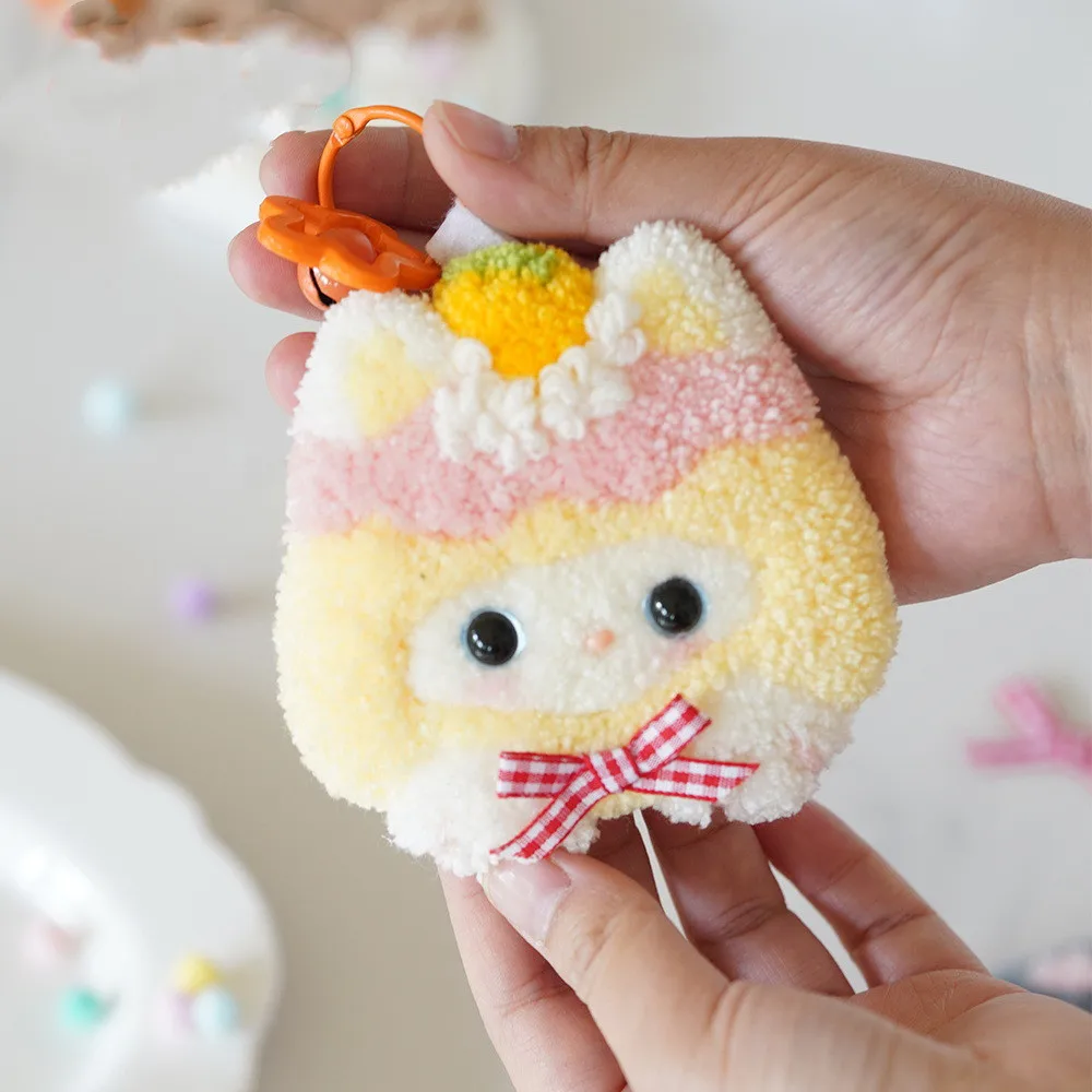 Punch Needle Coasters Kit, Embroidery Kit for Beginners Car Coasters DIY Rug Drink Coasters Tools DIY Needle Punch Craft