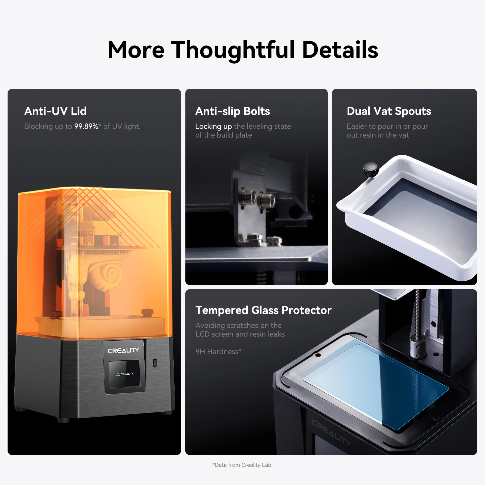 Direct Factory Price Creality HALOT R6 Resin 3D Printer with Quality Light Source and Stable Z-axis