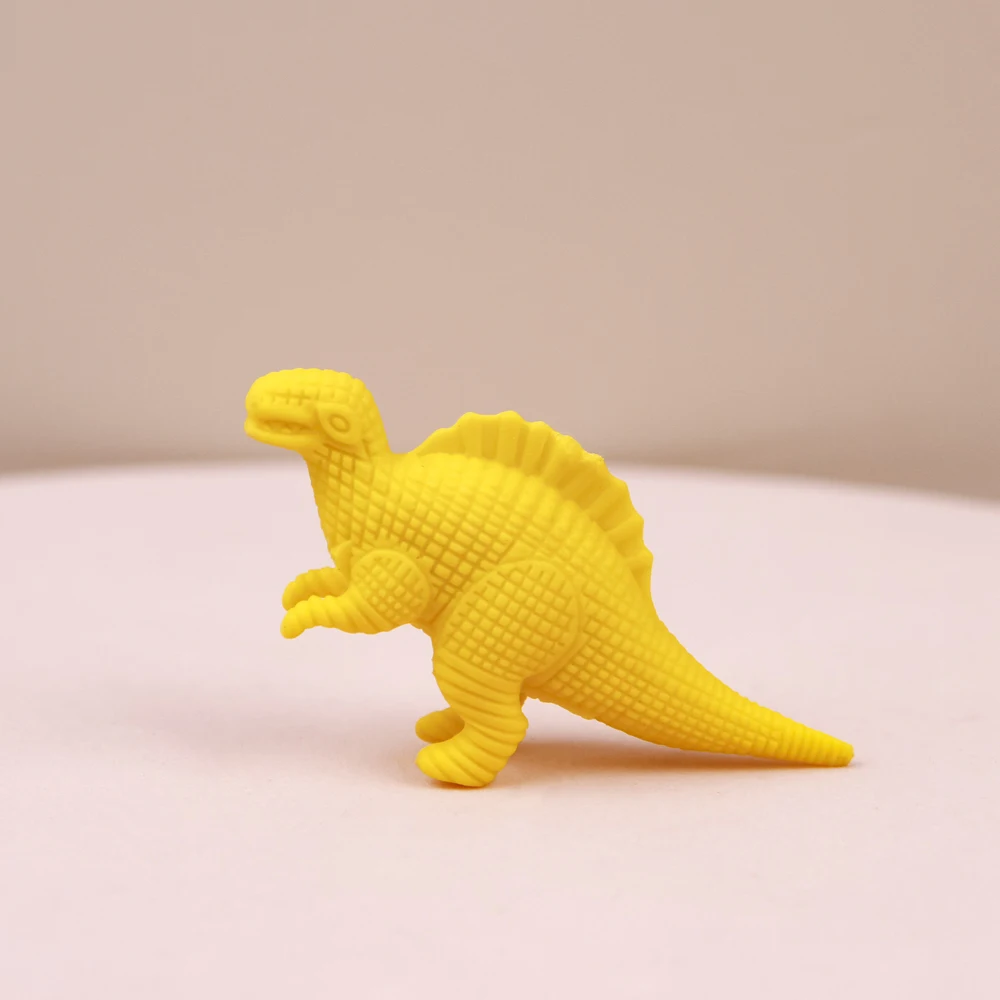 New Style Promotional Animal Figurine Eraser 3D Skull Eraser Dinosaur Shaped Eraser Toys For Kids