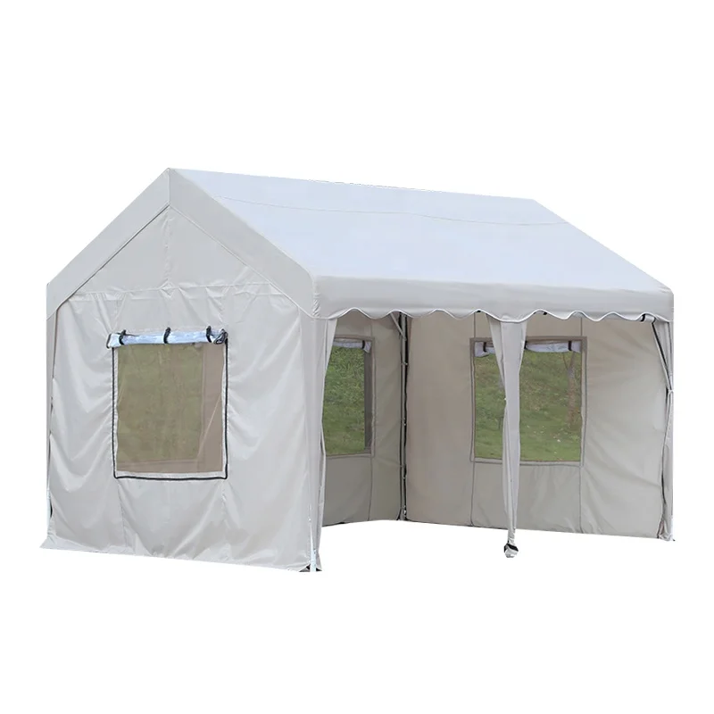 Sibada outdoor garden backyard with mesh mosquito repellent hard top gazebo