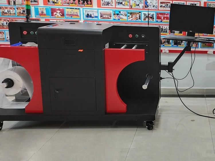 Automatic Digital Inkjet Label Printer Roll to Roll Digital Label Printing Machine