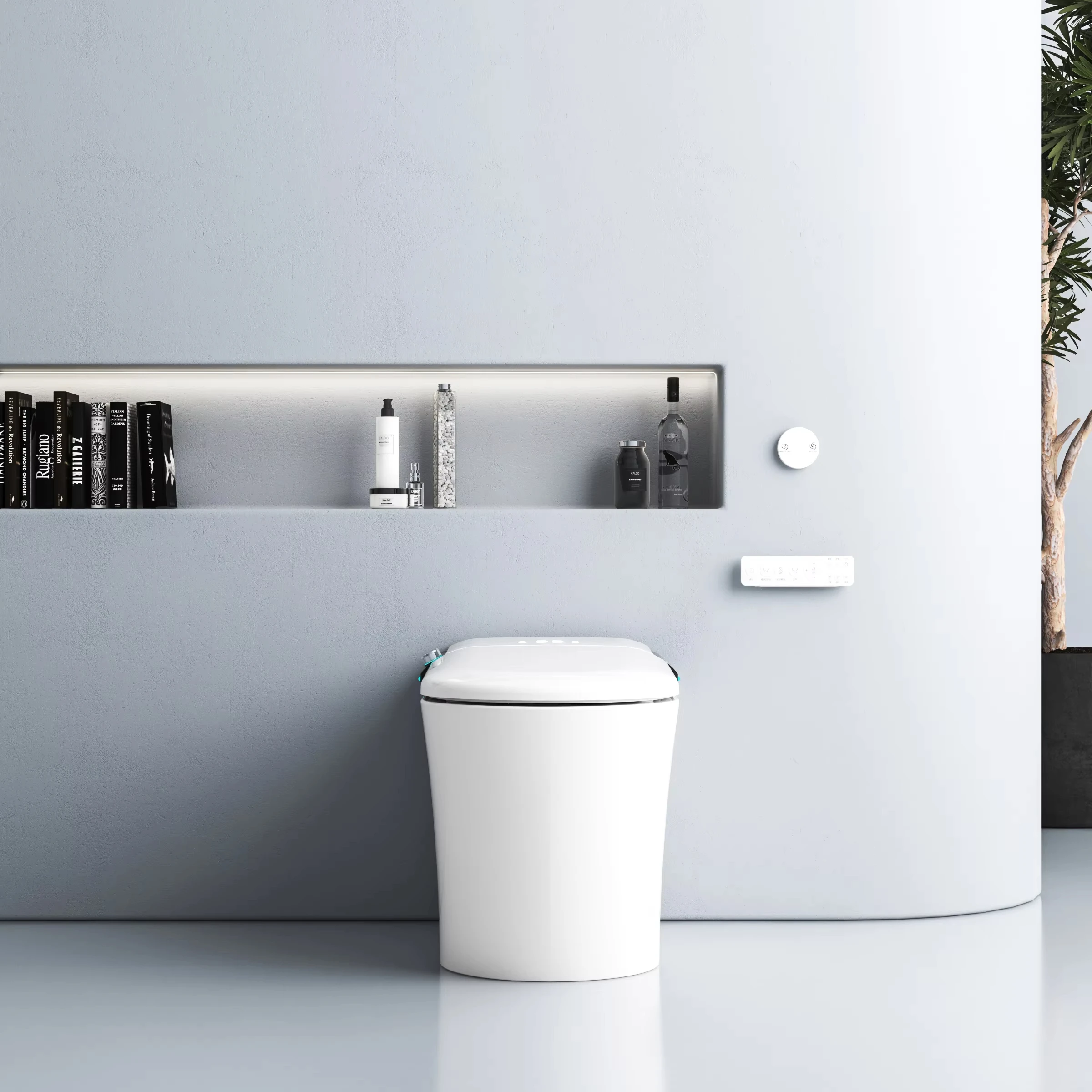 Canada Modern smart floor toilet commode electric wc bathroom ceramic automatic intelligent floor toilet bowl