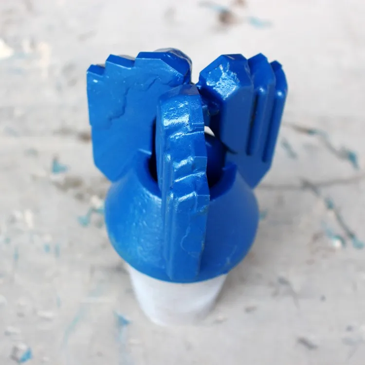 3 wings pdc drill bit water well drilling carbide drag drill bits 6 1/2 inch for rock