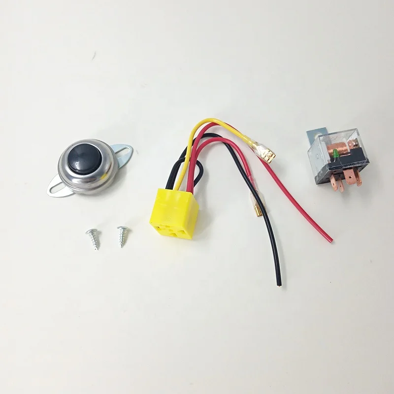 Air Horn Wiring Kit  With Horn Button Switch For Motorcycle Boat Car Marine Horn