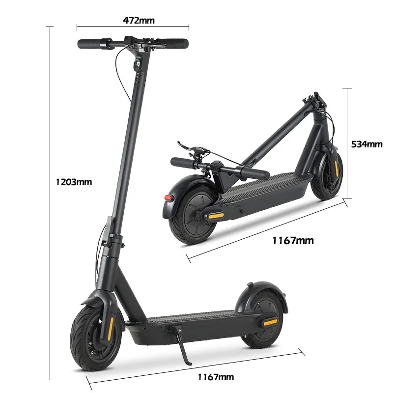 Eu Warehouse 10 Inch 36v 350w 500w Wholesale G30 Max Two Wheel Fast Folding Electric Scooter For Adult