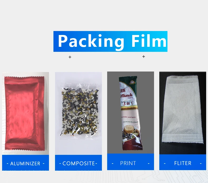 Automatic granules powder packaging production line