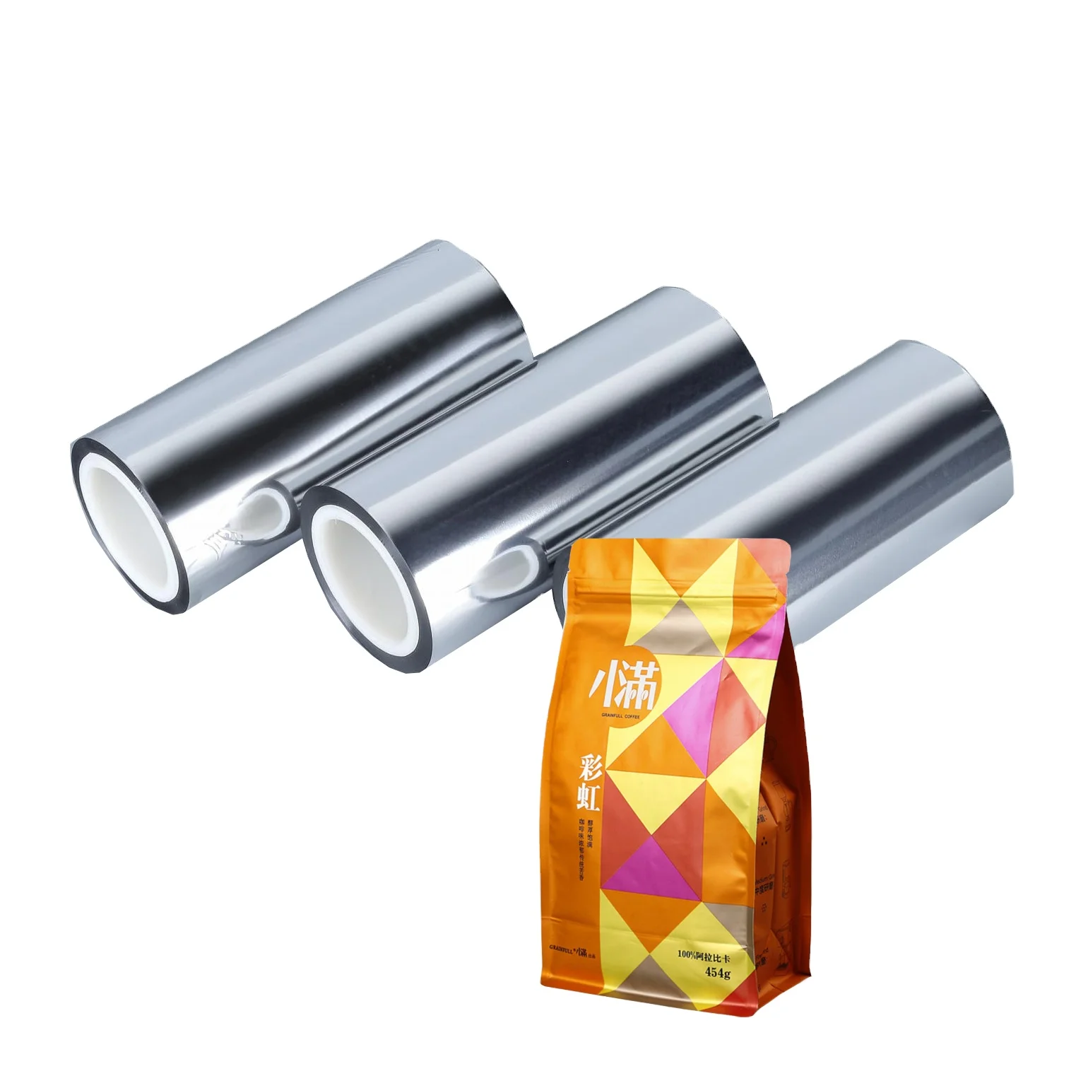Food Grade Pet Silver Film Metallized Pet Film for Food Packing