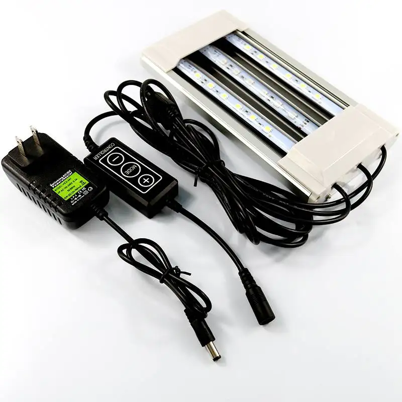 Gako Aquarium & Accessories FZL 18W Aluminum IP67 Waterproof Remote Control Bracket Fish Tank Full Spectrum LED Aquarium Lights