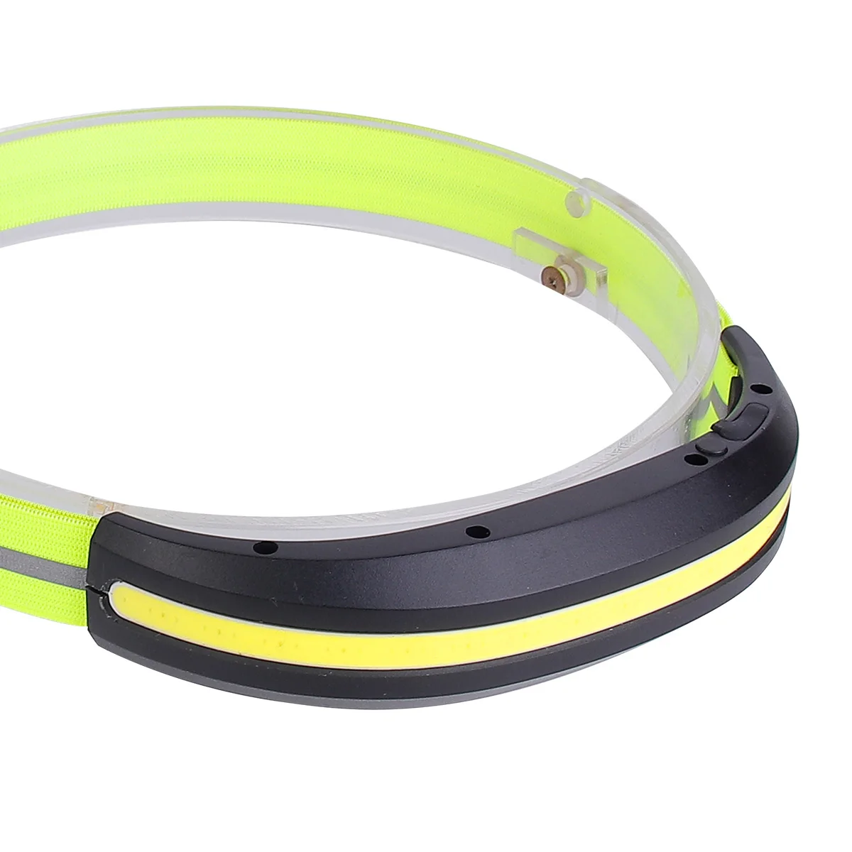 Hot Lightweight and Wide Range Illumination Headlight COB Rechargeable Headlight with Reflective Headband White and Red Light