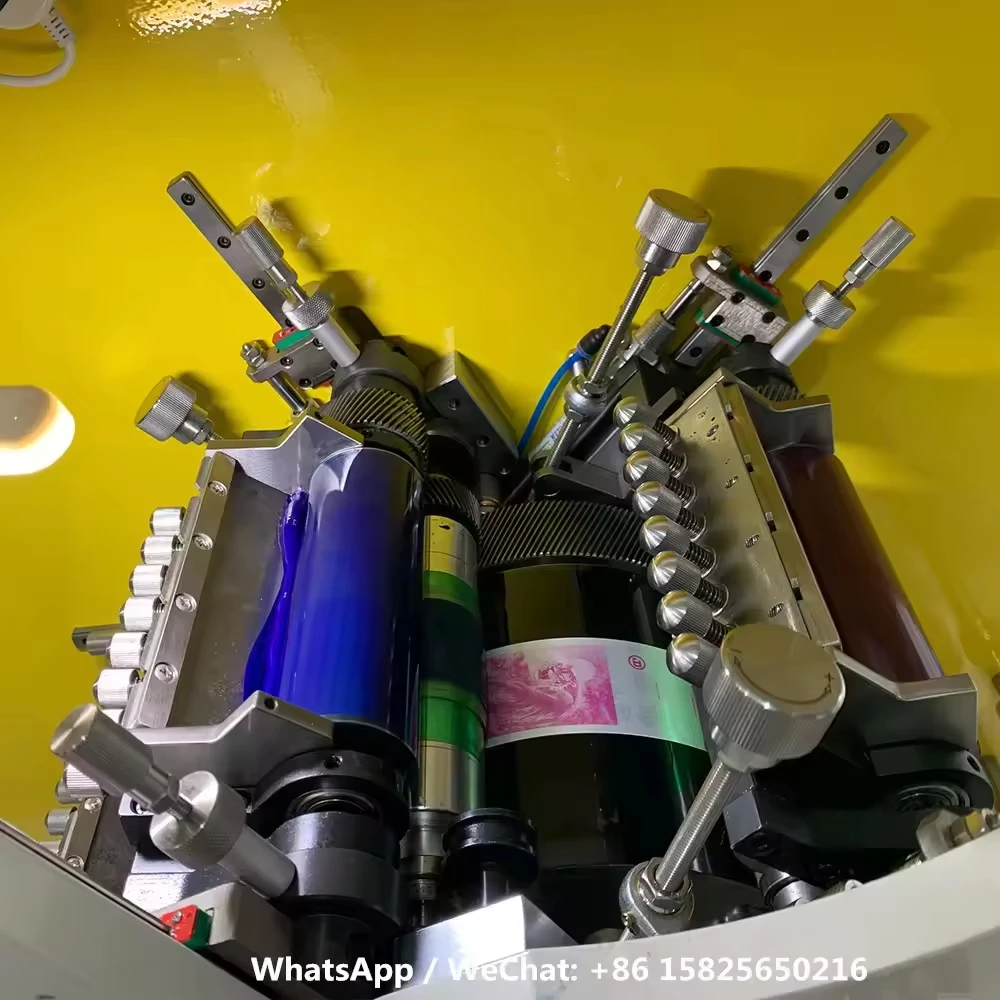 JR-1242 Wholesale 60m/Min High Speed Fully Automatic 6 Colors Letterpress Flexo Label Printing Machine For Narrow Fabric Label