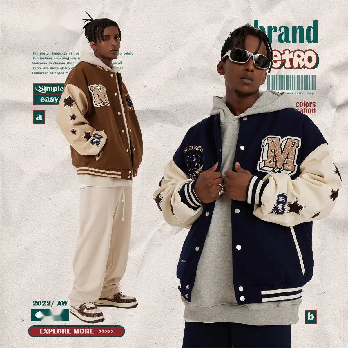 Factory direct price jacket manufacturer cotton jacket for men custom men jackets supplier