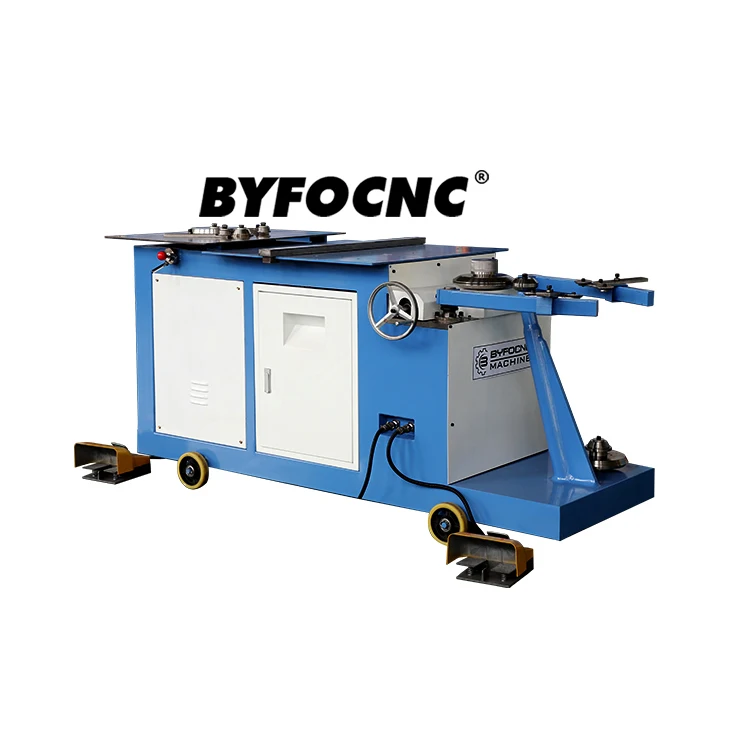 BYFO Maquina conducto Round and spiral air duct making machine mechanical round duct elbow machine