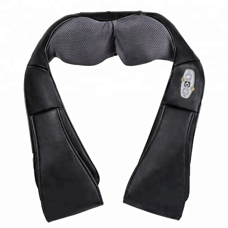 Лидер продаж Amazon, Классический 3D роликовый шиацу и Разминающий массажер для шеи и плеч с инфракрасным подогревом, массажная шаль, пояс