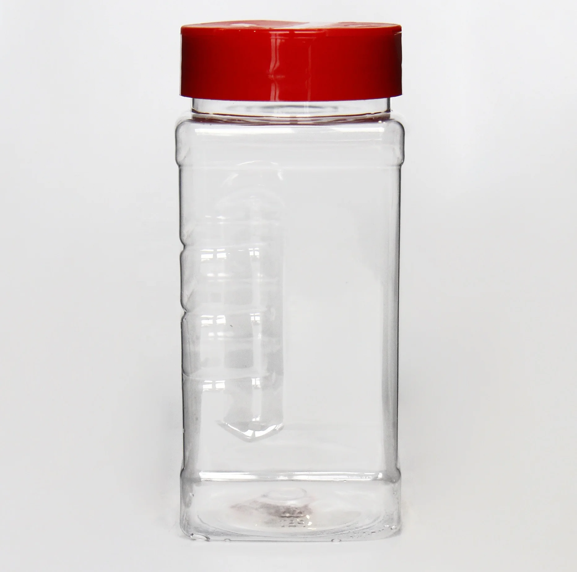 4oz 120ml 8oz 12 oz spice bottle round clear pet plastic spice shaker jar seasoning powder bottles