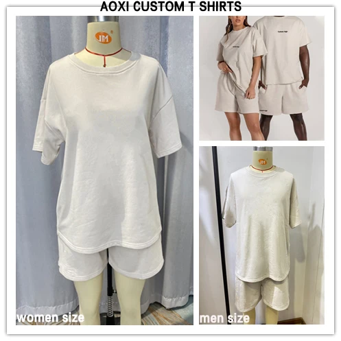 Wholesale loose fit men blank camisas 100% cotton tshirt custom emboss plain t-shirt Logo Printed Black Custom t shirts