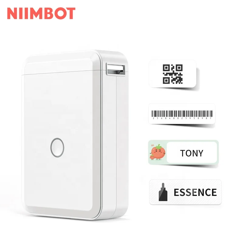 New product Niimbot D110 smartphone label printer 15mm barcode logo printer for adhesive sticker with PSE KC BSCI CE certificate