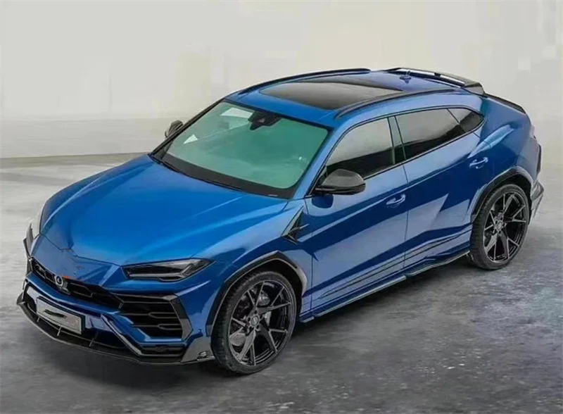 URUS upgraded to M-style carbon fiber body kit for Lamborghini URUS front lip rear diffuser side skirts rear spoiler