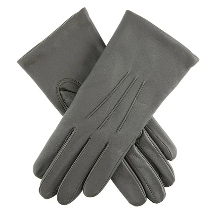 Simple  Design Warm and  Comfortable Women  Car Driving Leather Gloves