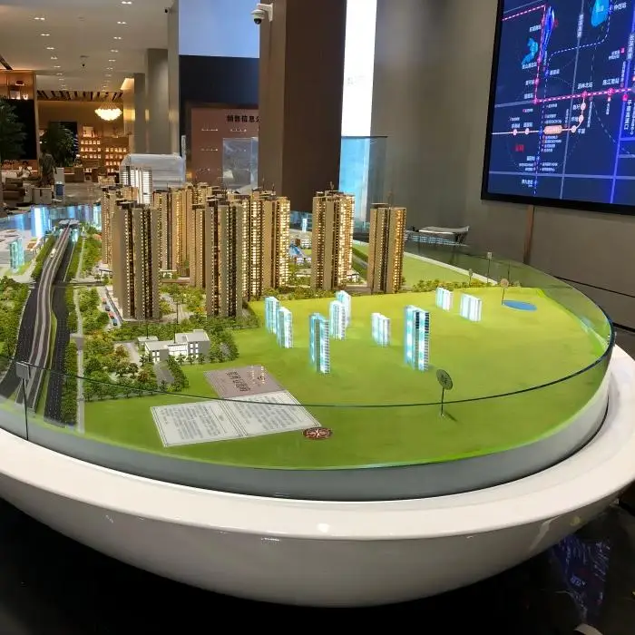 Масштабные архитектурные модели 3d модель архитектуры архитектурная 1:100 Масштаб здания макет архитектурного продукта